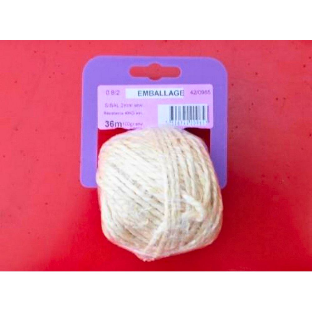 FICELLE SISAL 8/2 100 GR